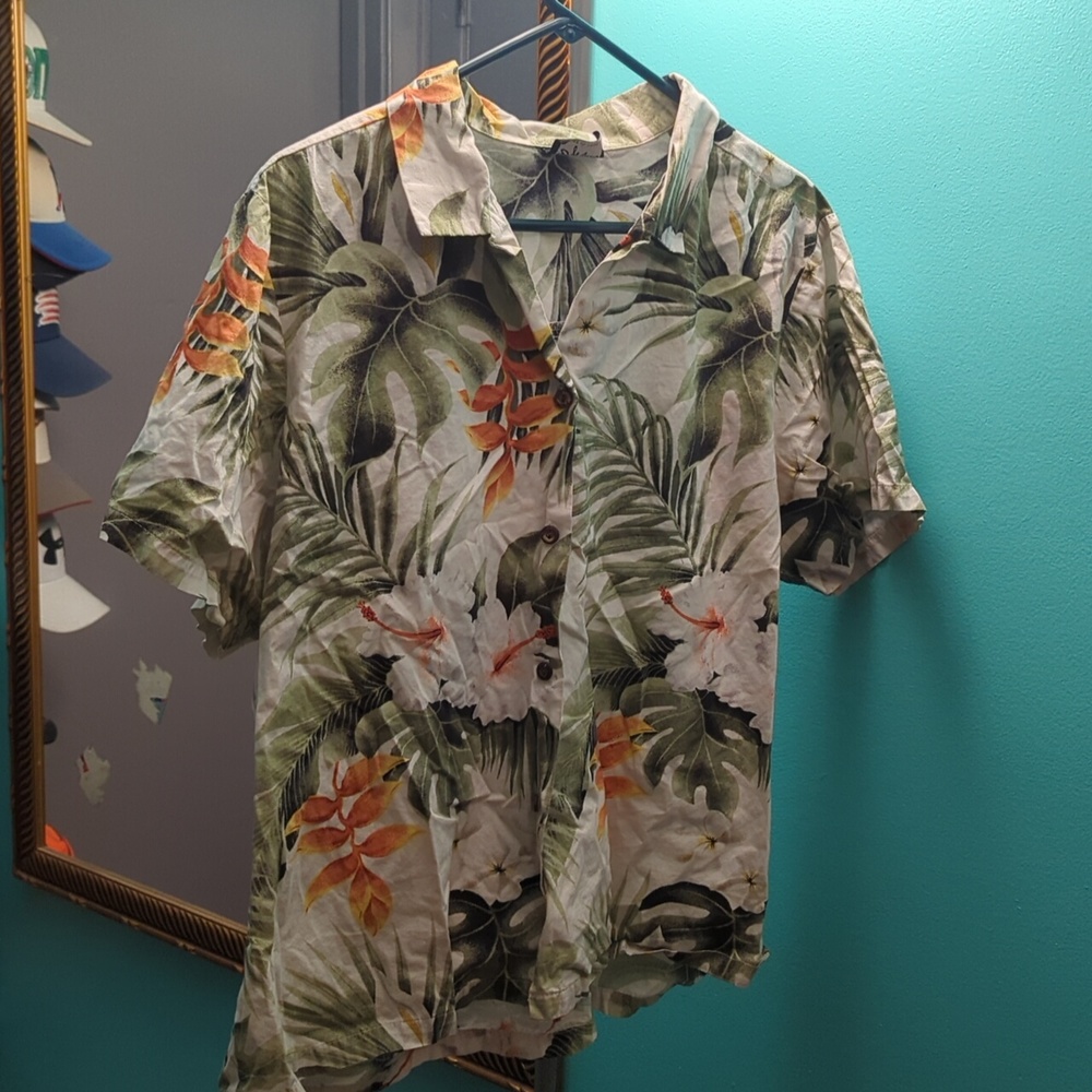 Vintage Women's Aloha Shirt Made In Hawaii